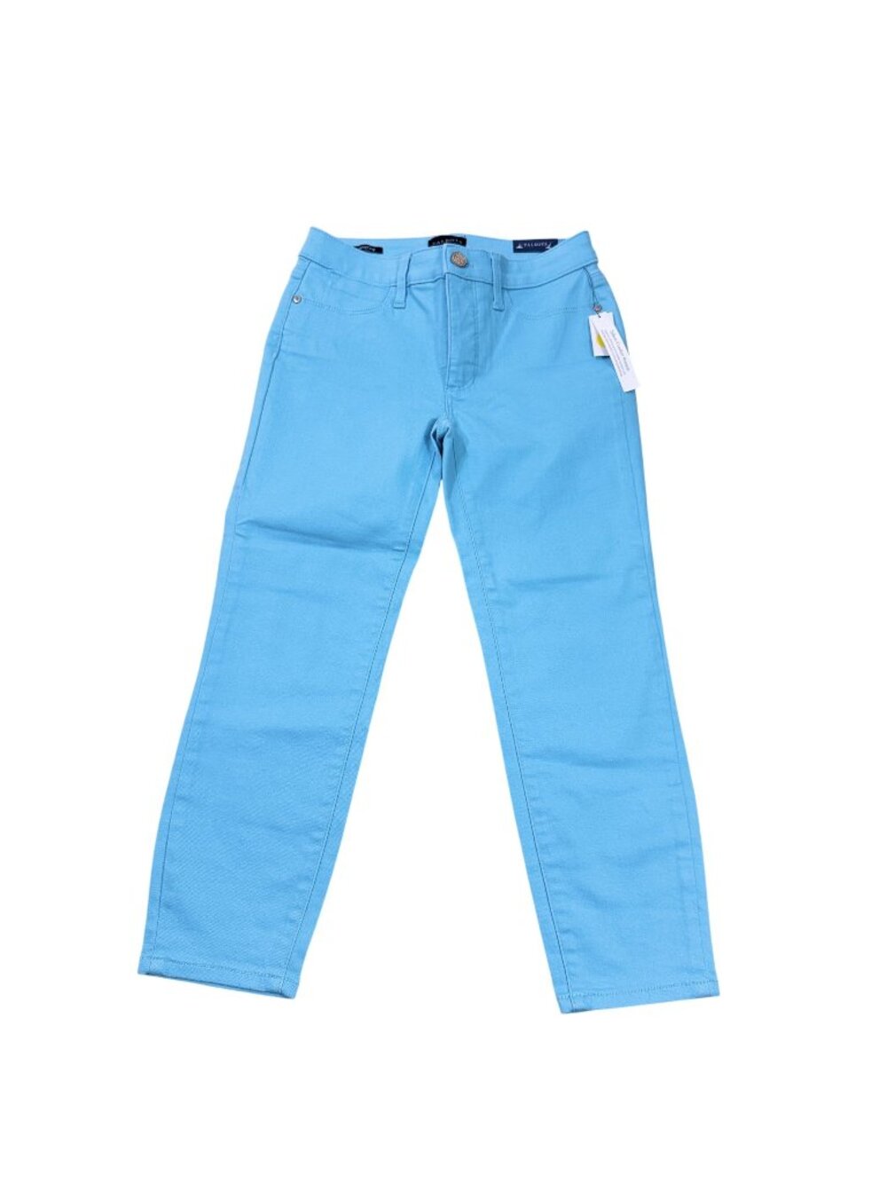 Talbots Women Blue High Waist Skinny Crop Jeggings Petite 0P NWT